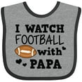 thumbnail image 3 of Inktastic I Watch Football with My Papa Boys Baby Bib, 3 of 4