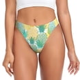 thumbnail image 1 of Balery Pineapples1 Tangas de Algodón para Mujer con Estampado – Ropa Interior Sexy, Transpirable, G-string-X-Large, 1 of 6