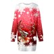 thumbnail image 3 of Vestidos Para Mujer Vestido Casual de Manga Larga Con Cuello Redondo y Estampado Navideño de Moda de Otoño E Invierno Para Mujer, 3 of 3
