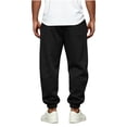 thumbnail image 6 of Wlynlyn Mens Cuffed Sweatpants Straight Leg Baggy Joggers Elastic Waist Drawstring Athletic Loose Sweat Pants with Pockets Medium, 6 of 6