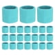 thumbnail image 1 of Uxcell 24PCS Bandas de sudor deportivas, muñequeras de algodón absorbentes para entrenamiento/baloncesto/correr [Azul cielo, 5cm de ancho], 1 of 7
