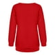 thumbnail image 5 of ICHUANYI Clearance Women Classic New Year Christmas Print Crewneck Long Sleeve Loose Sweatshirt Tops ICHUANYI "ICHUANYI", 5 of 7