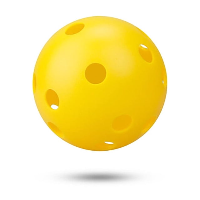 fastboy Pet Ball Multicolore Outils de Jeu de Taille Compacte Creux Jouets Chiot Jouet Léger Chien Récupérer 26 Trous Formation Prop Jaune