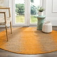 thumbnail image 2 of SAFAVIEH Montauk Adayln Abstract Cotton Area Rug, Orange, 8' x 10', 2 of 9
