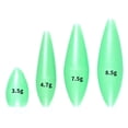 thumbnail image 3 of 4Pcs Luminous Fluorescence Float Glow Weighted Fishing Float Accessories, 3 of 8