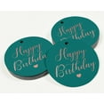 thumbnail image 3 of Inkdotpot Rose Gold Foil Paper Hang Tags Happy Birthday Favor Tags 100 Pieces, 3 of 7