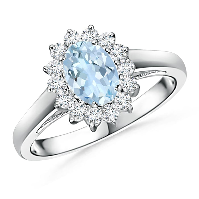 princess diana aquamarine ring