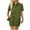 Green, variant on AherBiu 2 Piece Summer Outfits for Women Short Sleeve Button down Shirts with Shorts Set Lounge Sets