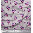 thumbnail image 1 of Soimoi Poly Georgette Fabric Flower Artistic Print Fabric by Yard 52 Inch Wide, 1 of 3