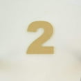 thumbnail image 1 of Package of 1, "2" 14 Inch X 1/2" MDF Numbers In The Arial Font | Thick For Art & Craft Project, Made in USA, 1 of 1