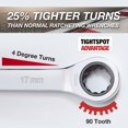 thumbnail image 4 of Llave de trinquete Jaeger TightSpot de 17 mm con movimiento de precisión, 4 of 7