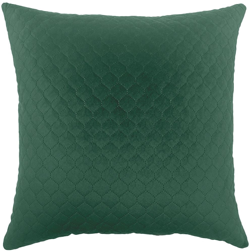 hometrends Quilted Emerald Decorative Pillow