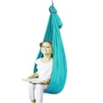 thumbnail image 1 of Hamaca elástica para niños, columpio elástico para interiores y exteriores, cinturón de entrenamiento de yoga aéreo, 1 of 6