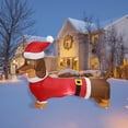 thumbnail image 3 of Modèle de Teckel Gonflable 1 Pce Décoration de Fête de Noël (Prise US), 3 of 6
