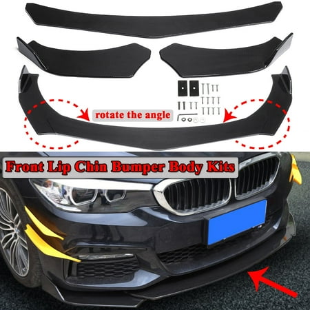 Cab Spoiler - Carbon Front Bumper Lip Spoiler Splitter Body Kit For BMW F10 F30 F32 F36 F80 M3 F82 M4