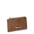 thumbnail image 3 of No Boundaries Women's Faux Leather Snap Wallet, Brown, 3 of 4