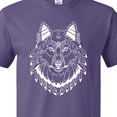 thumbnail image 4 of Inktastic Tribal Wolf Head T-Shirt, 4 of 5