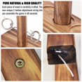 thumbnail image 2 of Juego de gancho y anillas RIXINC, de madera, para interiores y exteriores, 2 of 8