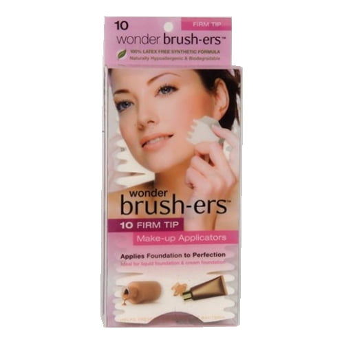 Wonder Applicateurs de Maquillage Brushers - 10 Pointes Fermes - Blanc