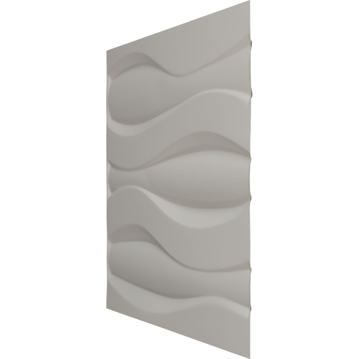 Ekena Millwork 19 5/8"W x 19 5/8"H Thompson EnduraWall Decorative 3D Wall Panel, Gloss Merlot (Covers 2.67 Sq. Ft.)