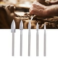 thumbnail image 1 of Wood Carving Knife, Corrosion Resistant 3 Flute Engraving Cutter Precise Centering Tricuspid Valve Design  for Woodworking Projects for Model Making, 1 of 7