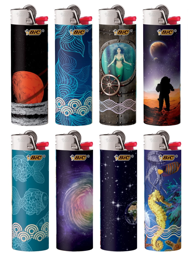 BIC Edition Exploration Series Lighters, Set of Lighters -