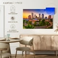 thumbnail image 5 of Elephant Stock Downtown Tampa Skyline Wall Art - Horizontal Canvas Wall Art - Living Room Wall Decor - Places Canvas - Blue And Orange Decor - 12" x 8", 5 of 8