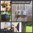 thumbnail image 4 of Cable de extensión UBOORY, impermeable, 1,5 m, 16/3 SJTW, 3 puntas, negro, 4 of 6