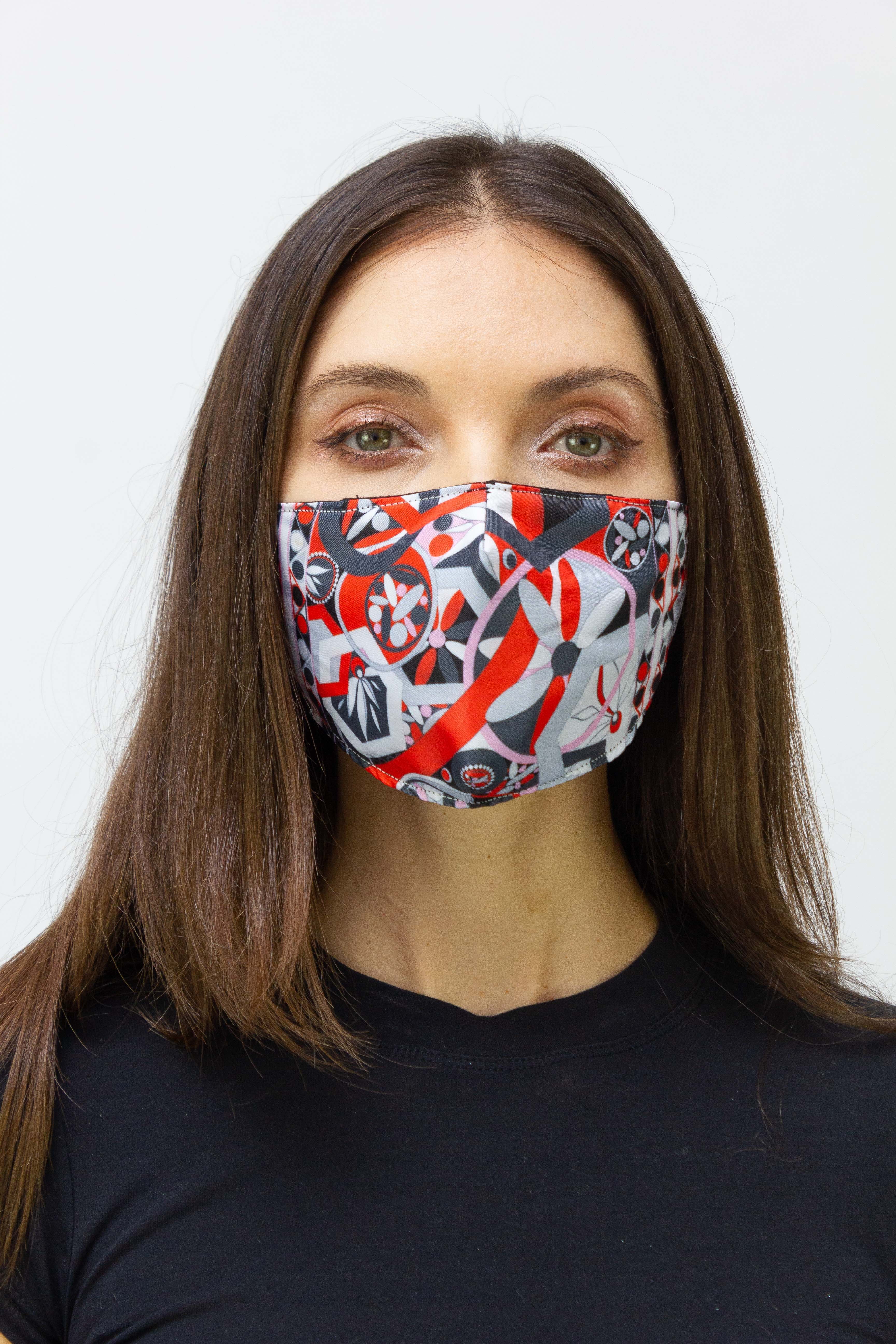 Adult Unisex Single Pack Face Mask with Adjustable Straps and Pocket