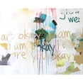 thumbnail image 3 of Youngstrom, Kent 24x20 Black Modern Framed Museum Art Print Titled - Im Okay I, 3 of 5