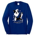 thumbnail image 2 of If It's Not a Border Collie It's Just a Dog Gift | Mens Dog Lover Long Sleeve T-Shirt, Royal, Medium, 2 of 3