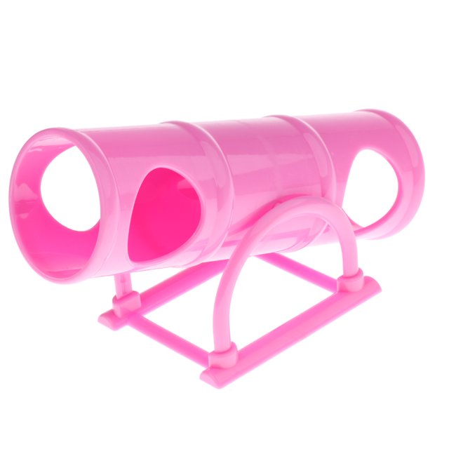 Suministros para Hámster de Plástico para Patio de Juegos para Jaula para Masticar Juguete Gloria Pequeño puente para cascos de hámster para mascotas