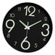thumbnail image 5 of Reloj luminoso de 30 cm, silencioso, sin tictac, decorativo. Estilo E, 5 of 9