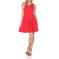 thumbnail image 1 of (red, m) - Women's Shay Fit & Flare Dress, 1 of 5