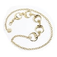 thumbnail image 4 of Cinturón de cadena de metal con forma de luna para mujer, moderno, decorativo, resistente, sin óxido, dorado, 4 of 15
