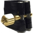 Rovner L3 Light Ligature with Cap for Hard Rubber Soprano Sax, Gold