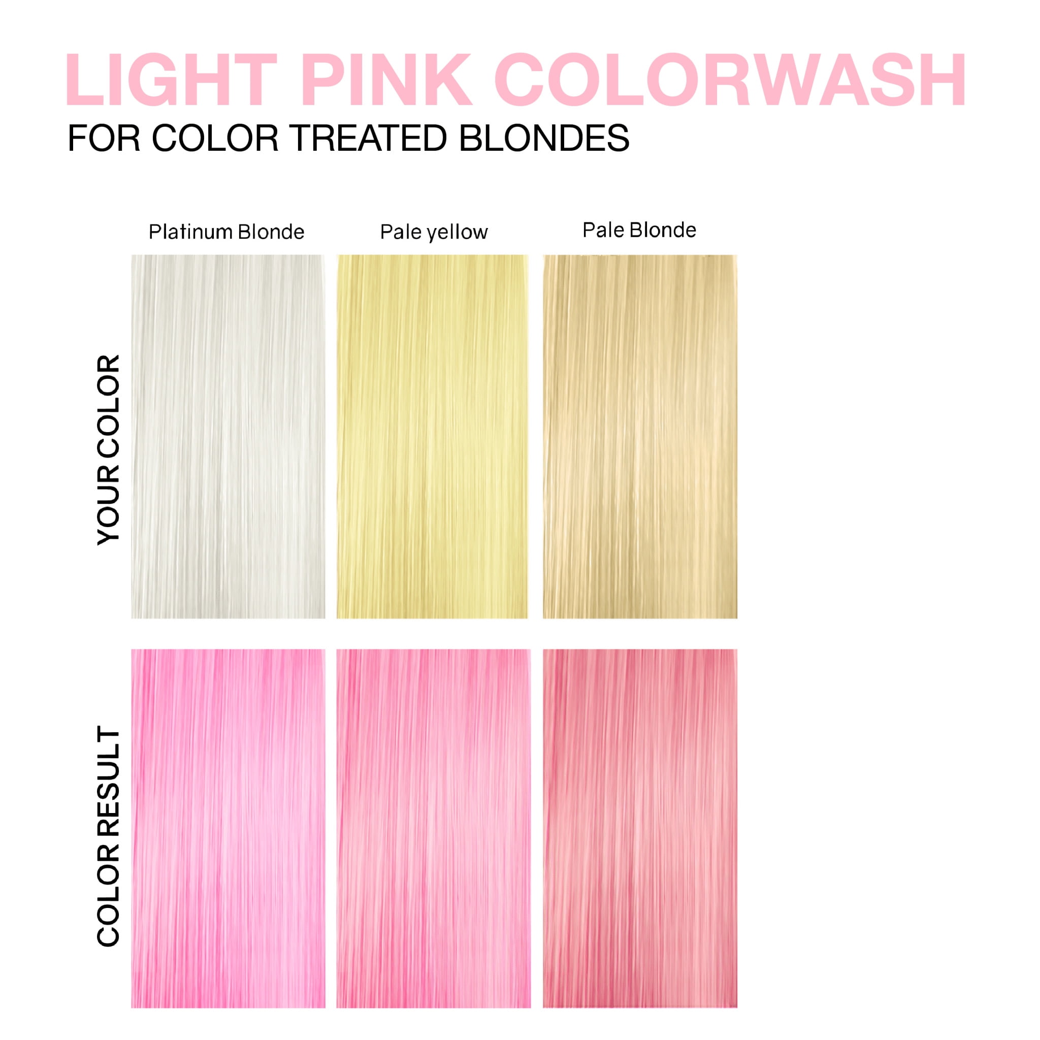 Celeb Luxury Viral Light Pink Color Wash Professional Hair Coloring Tool Kit