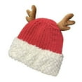 thumbnail image 1 of Cute Cartoon Woolen Hat  Versatile Warm Red Knitted Pullover Hat, 1 of 2