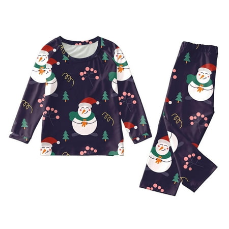 

Christmas Family Clothing Pajamas Sets Childrens