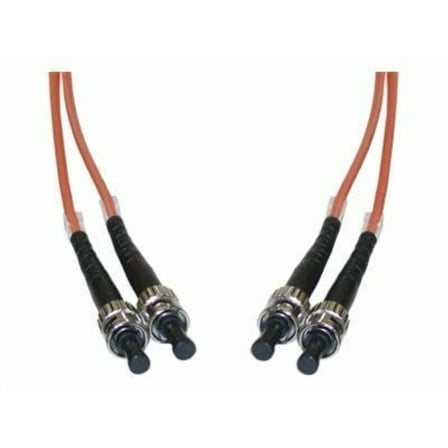 CableWholesale STST-11102 Fiber Optic Cable, ST / ST, Multimode, Duplex, 62.5/125, 2 meter (6.6 foot)