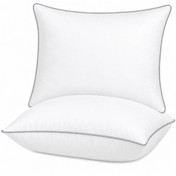 SORMAG Pillows for Bed 2 Pack,Down Altertive Queen Size Pillow Set of 2,Soft But Supportive for Sleeping,Plush Hotel Quality Sleep for Back, Side Sleepers