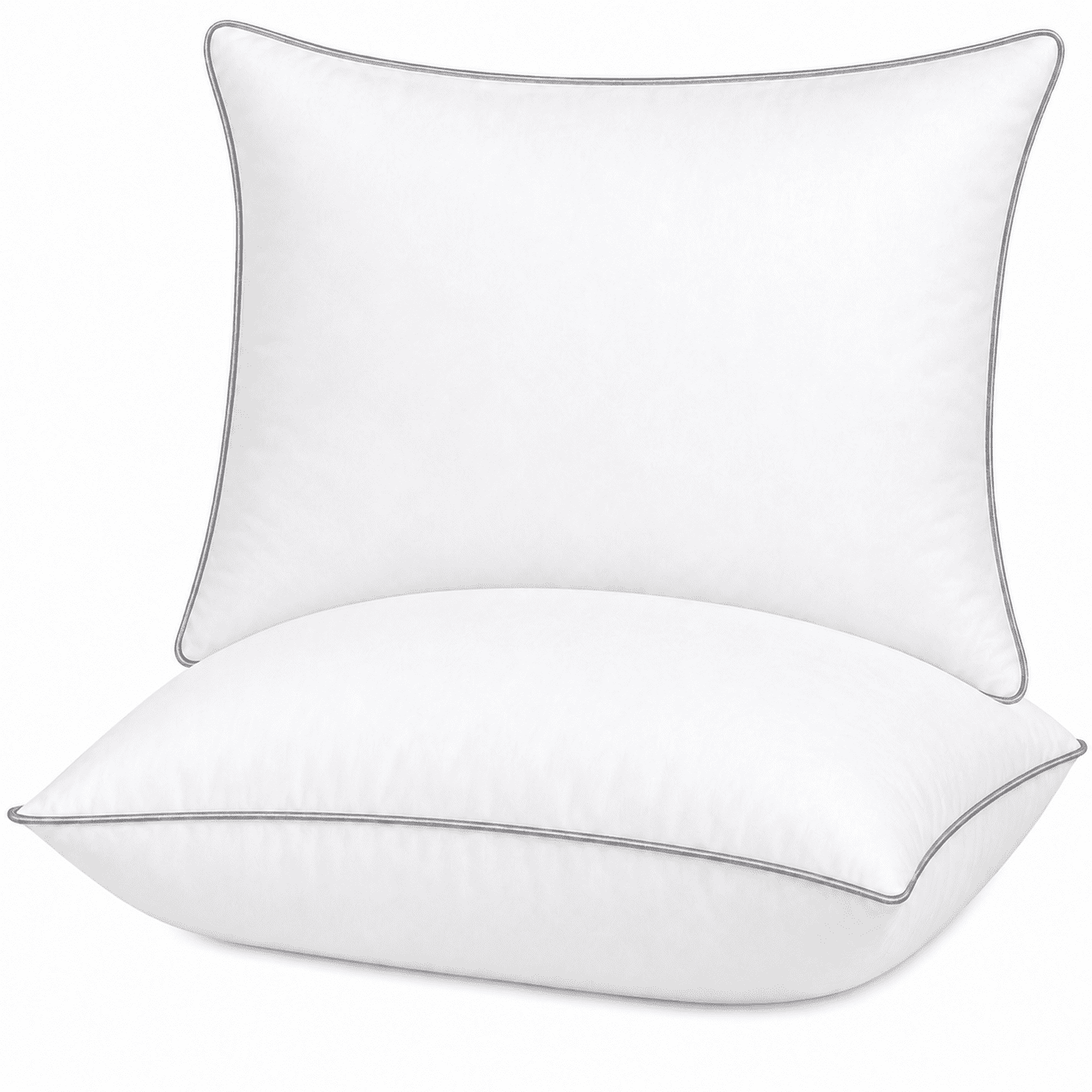 SORMAG Pillows for Bed 2 Pack,Down Altertive Queen Size Pillow Set of 2,Soft But Supportive for Sleeping,Plush Hotel Quality Sleep for Back, Side Sleepers