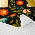 thumbnail image 5 of Manfei Aniaml Elephant Twin Quilt Set 2 Pieces,Bohemian Flowers Twin Coverlet Set,1 Bedspread and 1 Pillowcase, 5 of 7