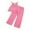 Hot Pink, variant on Kids Summer Outfits Girls Toddler Baby Girl Clothes Sleeveless Smocked Ruffle Tank Tops and Long Pants Summer Little Girls Outfits Blue Size,2-3 Years