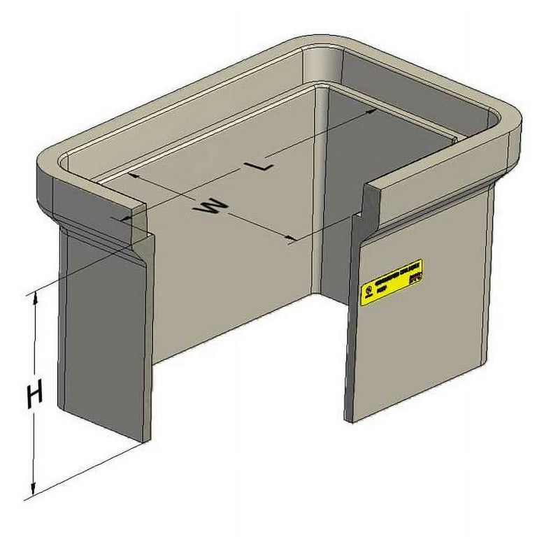 Quazite Underground Enclosure,15,000 lb.,8-1/2 Quazite Underground Enclosure,15,000 lb.,8-1/2