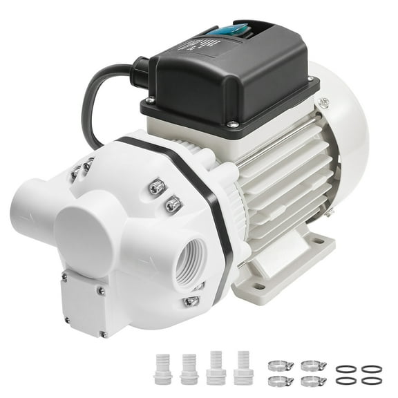 KFFKFF DEF Conveyance Pump, 10.5 GPM, Diaphragm Irrigation Self-Initiating Electric Fluid Pump for Diesel Exhaust Fluid Automotive Urea Oil, 110V, 375W, 26.25 ft Elevation, for Fluid Movement