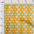 thumbnail image 1 of oneOone Tissu Popeline de Coton Imprimé Géométrique Ikat 1 Yard 56 Pouces de Large, 1 of 4