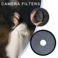 thumbnail image 2 of TQEHS Filtro de desenfoque de exposición central de 52 mm, 55 mm, 58 mm, 62 mm, desenfoque de primer plano hueco, fotografía de retratos, filtro difuso G9G0, 2 of 5