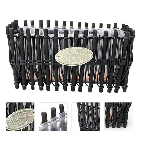 

1PC Wicker Woven Basket Storage Basket Handmade Decorative Flower Basket