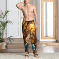 thumbnail image 5 of Vsdgher Scientist Guinea Pig Print Mens Pajama Pants Sleep & Lounge Pants, PJ Bottoms With elastic waistb and Pockets, 5 of 5